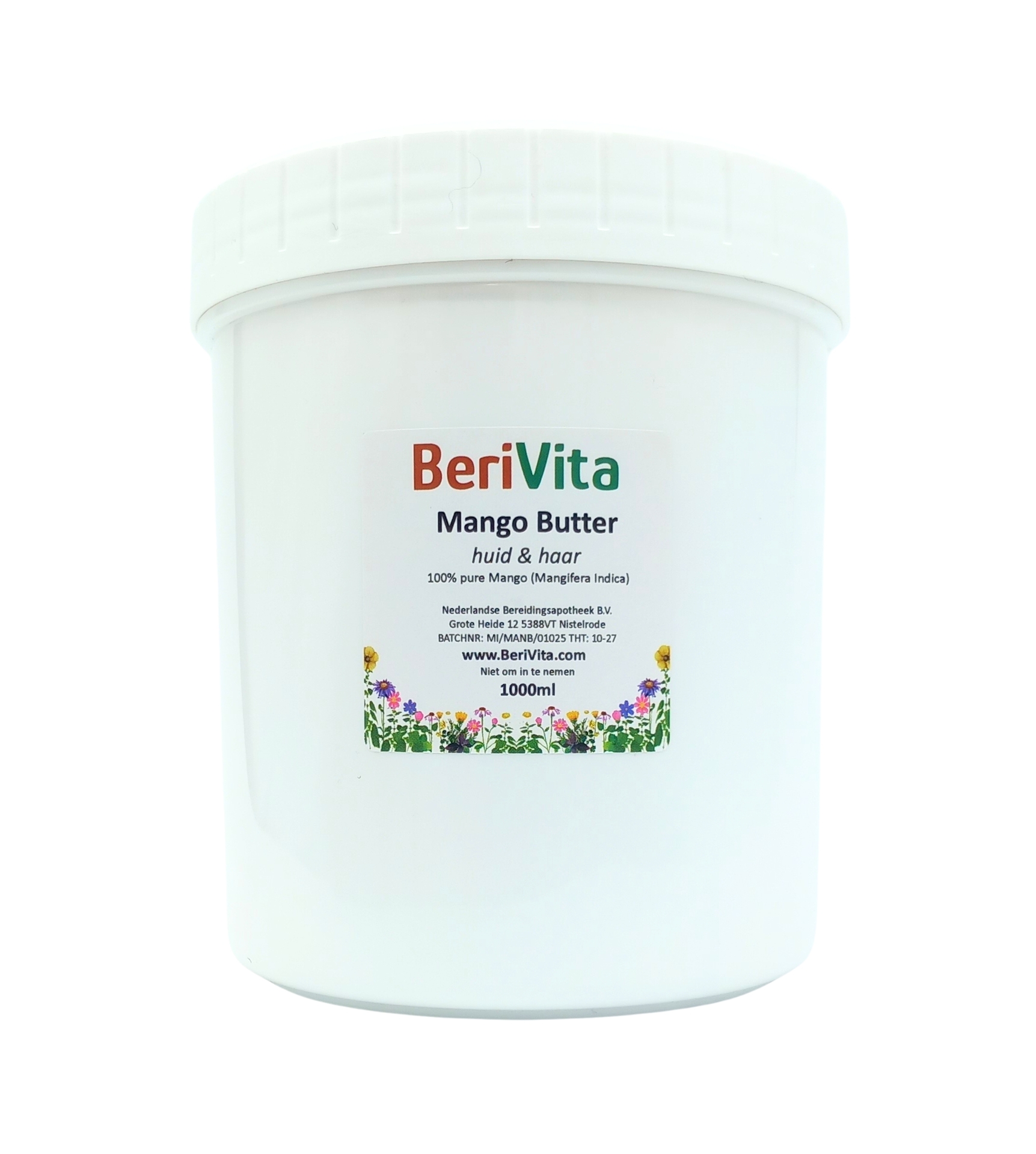 mango butter kg liter puur