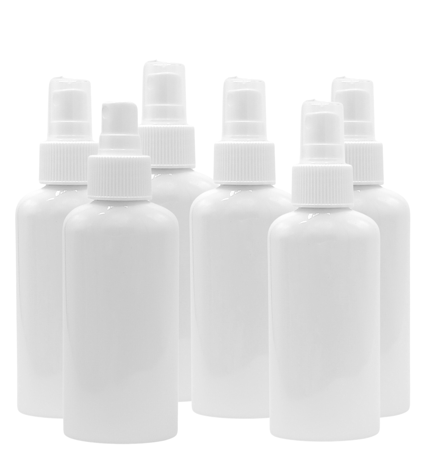 10x lege sprayflesjes 100ml wit