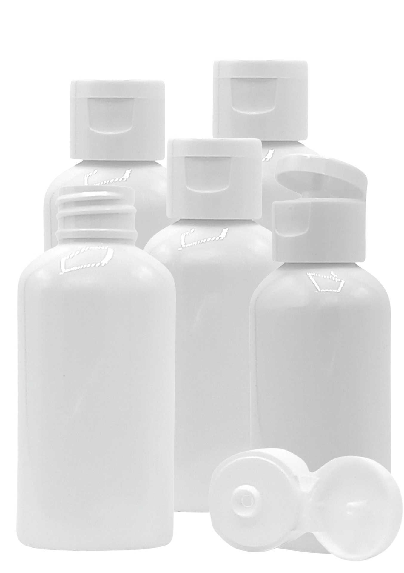 10x lege 50ml flesjes