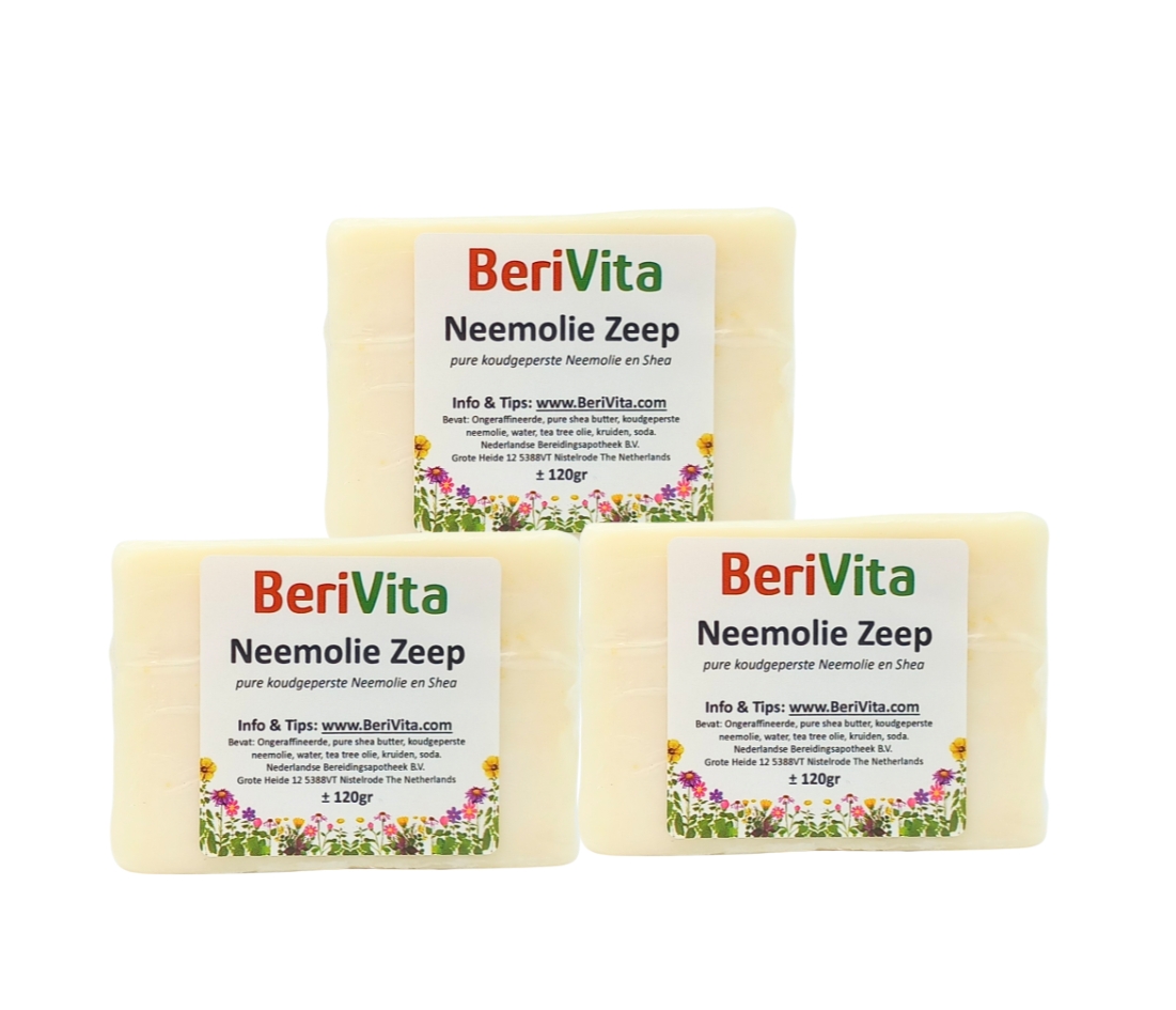 3x neemolie zeep