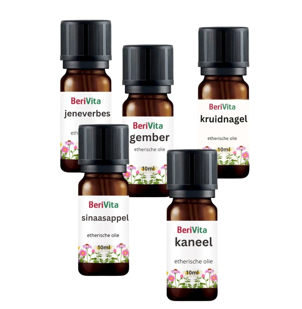 winter kerst set etherische olie set geur