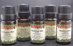 Kruiden Olie 5x10ml Etherische Olie Set - Nootmuskaatolie 10ml, Kruidnagelolie 10ml, Kurkuma Olie 10ml, Basilicumolie 10ml en Kaneelolie 10ml - Essentiële Olie Set Kruiden Olie 5x10ml Etherische Olie Set - Nootmuskaatolie 10ml, Kruidnagelolie 10ml, Kurkuma Olie 10ml, Basilicumolie 10ml en Kaneelolie 10ml - Essentiële Olie Set