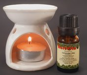 Aromabrander met Lavendelolie 10ml - Set Aromabrander met Lavendelolie 10ml - Set