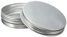 Blikje 100ml Leeg 1 stuk - Lege Blikjes Zilver met Schroefdeksel Blikje 100ml Leeg 1 stuk - Lege Blikjes Zilver met Schroefdeksel