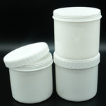 Potten 500ml Leeg 50 stuks - Lege Witte Pot met Schroefdeksel Potten 500ml Leeg 50 stuks - Lege Witte Pot met Schroefdeksel