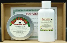 Frambozenzaad Olie en Frambozen Zalf 2x100ml - Frambozenolie 100ml Puur en Frambozenzalf 100ml Blik Frambozenzaad Olie en Frambozen Zalf 2x100ml - Frambozenolie 100ml Puur en Frambozenzalf 100ml Blik