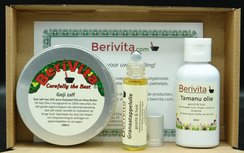 Huidverzorging Rijpere Huid - Cactusvijgolie 10ml Roller, Tamanu Olie 50ml, Goji Zalf 100ml Huidverzorging Rijpere Huid - Cactusvijgolie 10ml Roller, Tamanu Olie 50ml, Goji Zalf 100ml