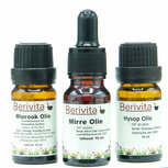 Bijbelse Olie 3x10ml Etherische Olie Set - Wierook 10ml, Mirre Olie 10ml en Hysop Olie 10ml - Essentiële Olie Set Bijbelse Olie 3x10ml Etherische Olie Set - Wierook 10ml, Mirre Olie 10ml en Hysop Olie 10ml - Essentiële Olie Set