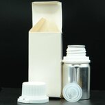 Aluminium Fles 160ml Leeg 1 stuk - Canister met Schroefdop en Binnendop Aluminium Fles 160ml Leeg 1 stuk - Canister met Schroefdop en Binnendop