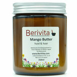 Mango Butter Puur 250ml - Glazen Pot Mango Butter Puur 250ml - Glazen Pot