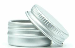 Blikjes 5ml Leeg 10 stuks - Lege Blikjes Zilver met Schroefdeksel Blikjes 5ml Leeg 10 stuks - Lege Blikjes Zilver met Schroefdeksel