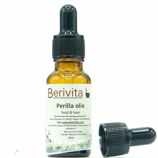 Organic Zing Perilla Olie - Pure Dragerolie Voor Aromatherapie En Huidverzorging, 30 Ml