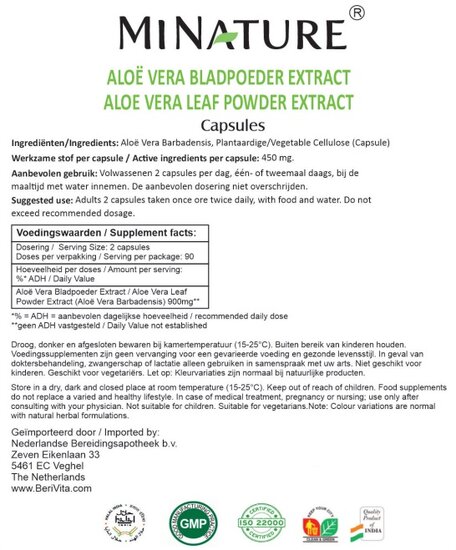 Capsules Ayurvédiques Ve-Ga Po-Wer VXL à L'or - 60 Caps, Longue Expiration